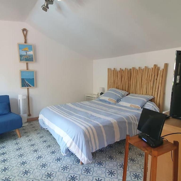 LE CABANON Piscine Jacuzzi Sauna Paillote - Appartement 1 Chambre - 18