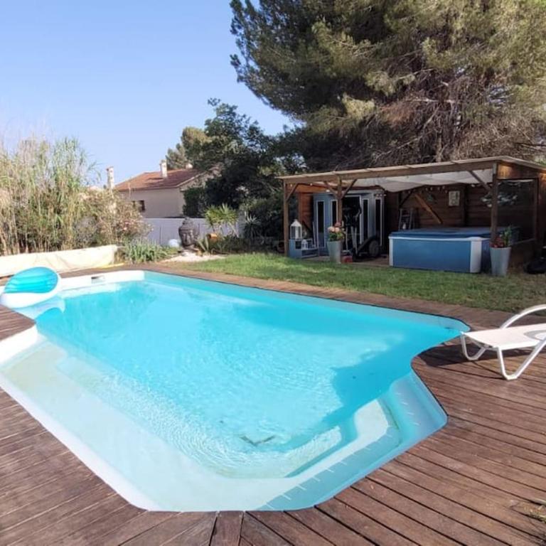 LE CABANON Piscine Jacuzzi Sauna Paillote - Appartement 1 Chambre - 7
