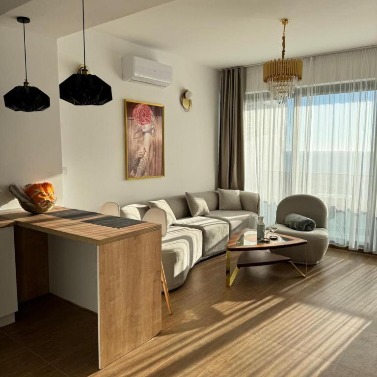 Luxury Ocean View - Apartman s 1 Spavaćom Sobom, Balkonom i Pogledom na More - 4
