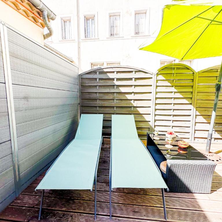 L'Arlequin - Les Halles - Grande Terrasse Privée - Centre Historique - Appartement 2 Chambres - 19