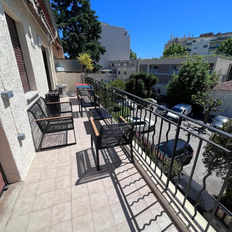 Le Cosy Rionde : Apt 6 Prs, 2 ch, parking, clim - Apartment mit 2 Schlafzimmern - 6