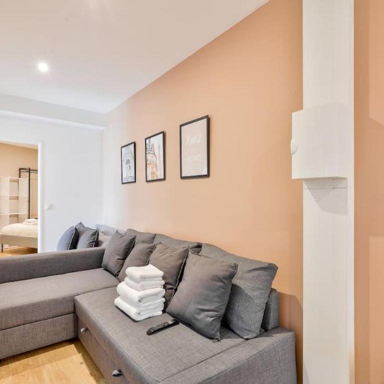 Charme Parisien 6 Personnes, 2 chambres, 19ème - Appartement 2 Chambres - 3