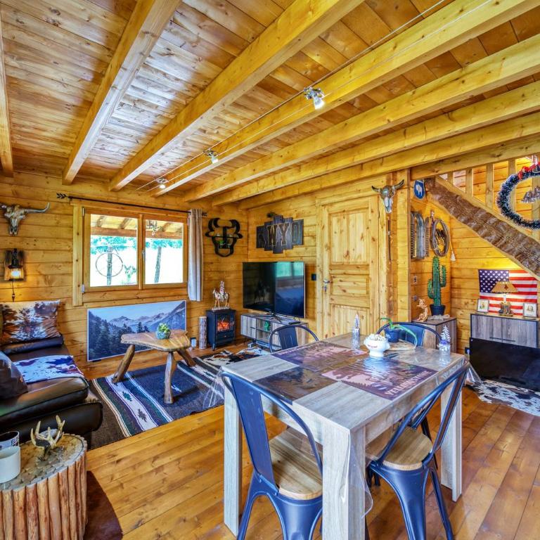 Wyoming Lodge - LUXE et SPA - Vue lac Aiguebelette - Chalet mit 1 Schlafzimmer - 19