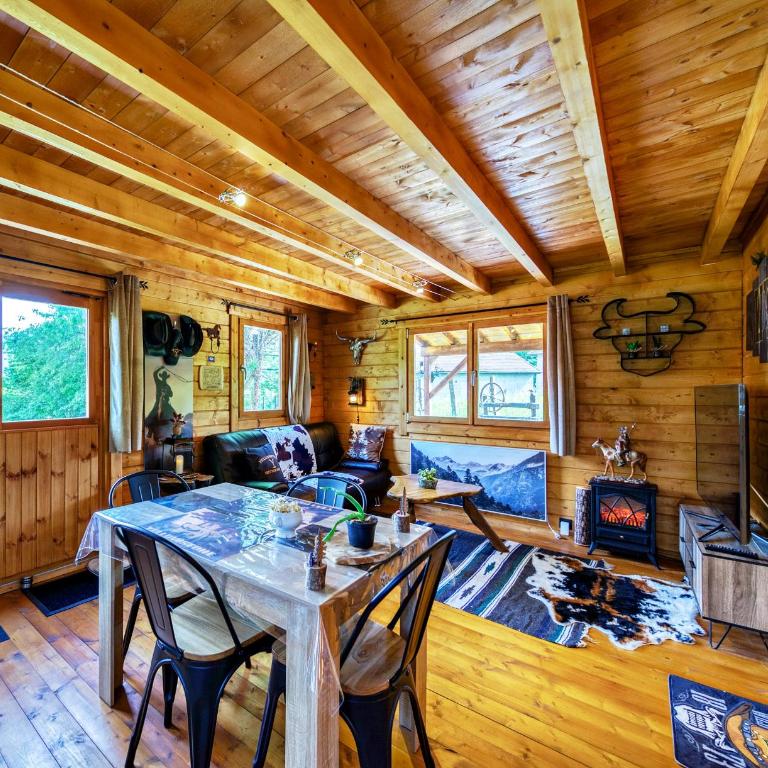Wyoming Lodge - LUXE et SPA - Vue lac Aiguebelette - Chalet mit 1 Schlafzimmer - 20