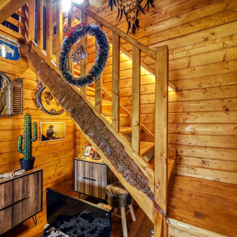 Wyoming Lodge - LUXE et SPA - Vue lac Aiguebelette - Chalet mit 1 Schlafzimmer - 25