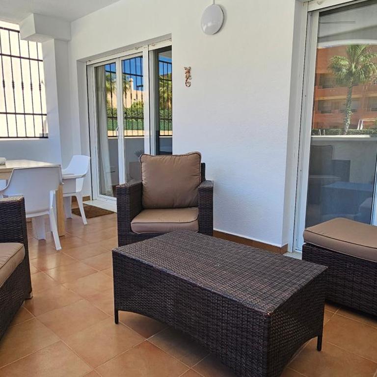 Apartamentos Paraíso Vera Playa, Fatu Hiva, Bajo A con piscina privada en jardín privado, PRIMERA LINEA de PLAYA, WIFI - Apartamento - Planta baja - 3