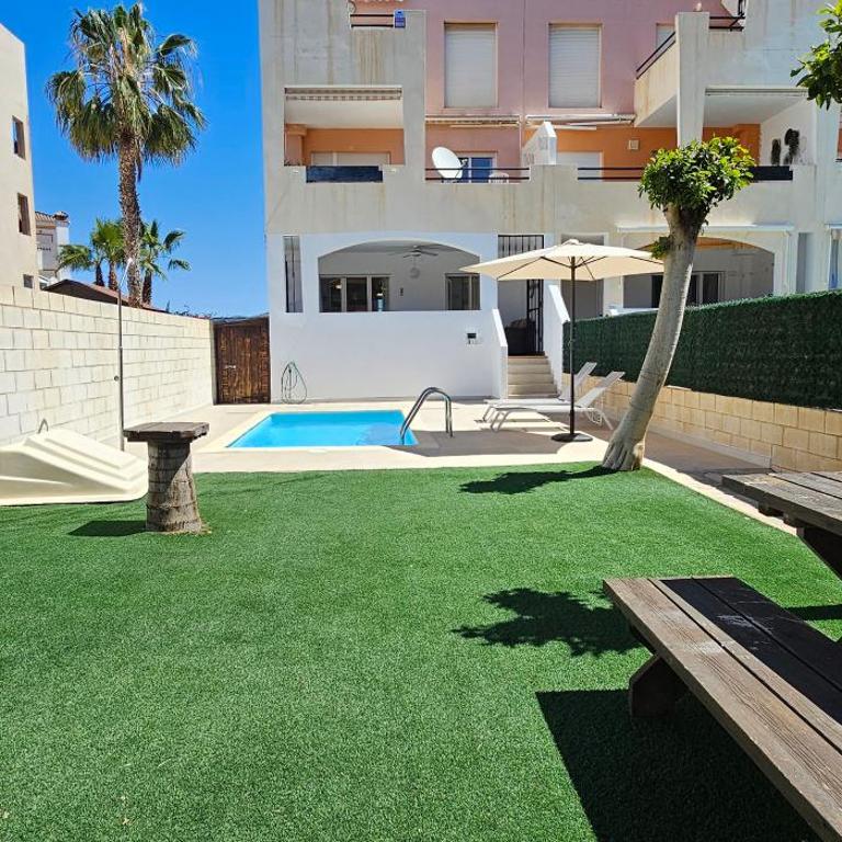 Apartamentos Paraíso Vera Playa, Fatu Hiva, Bajo A con piscina privada en jardín privado, PRIMERA LINEA de PLAYA, WIFI - Apartamento - Planta baja - 7