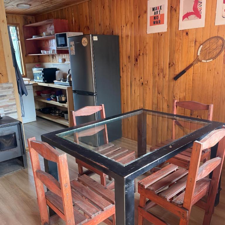 Cabaña en Tunquén con parrilla, fogón, piscina y bosque - Two-Bedroom House - 9