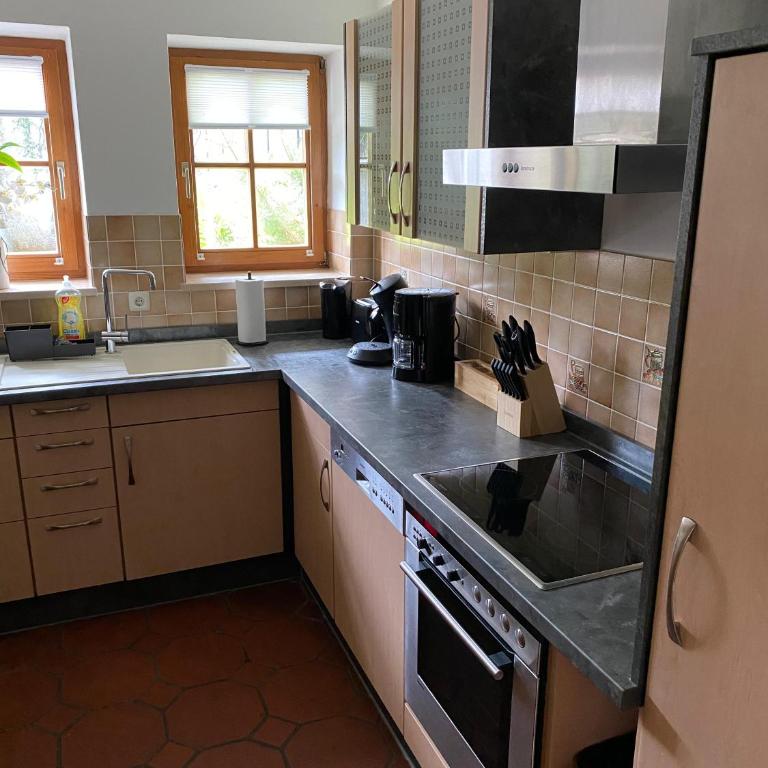 Apartment Alpenblick Watzmann-Kehlstein - TOP Lage im Berchtesgadener Land I bis zu 8 Personen I große Terrasse mit Blick auf die Berge I Smart TV I Billiard I WLAN I kostenloser Parkplatz - Apartment mit 3 Schlafzimmern - 30