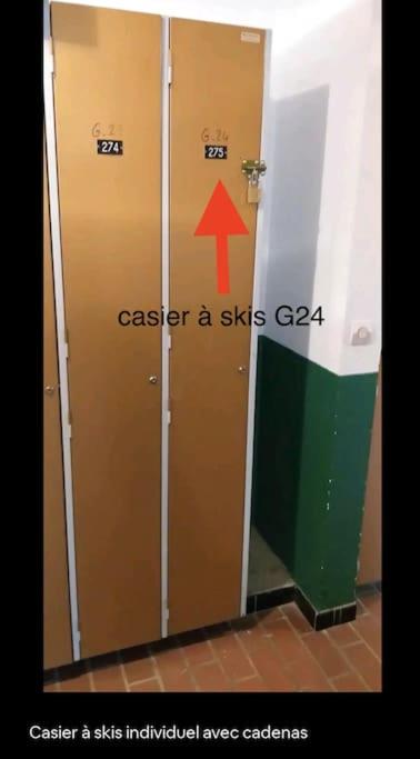 Studio 25m2, 5 pers, 30m des pistes, balcon sud - Appartamento con 1 Camera da Letto - 17