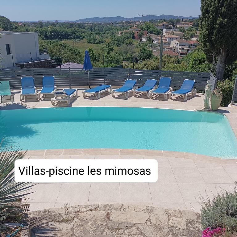 VILLAS-Piscine les MIMOSAS - Villa with Pool View and Terrace - 16