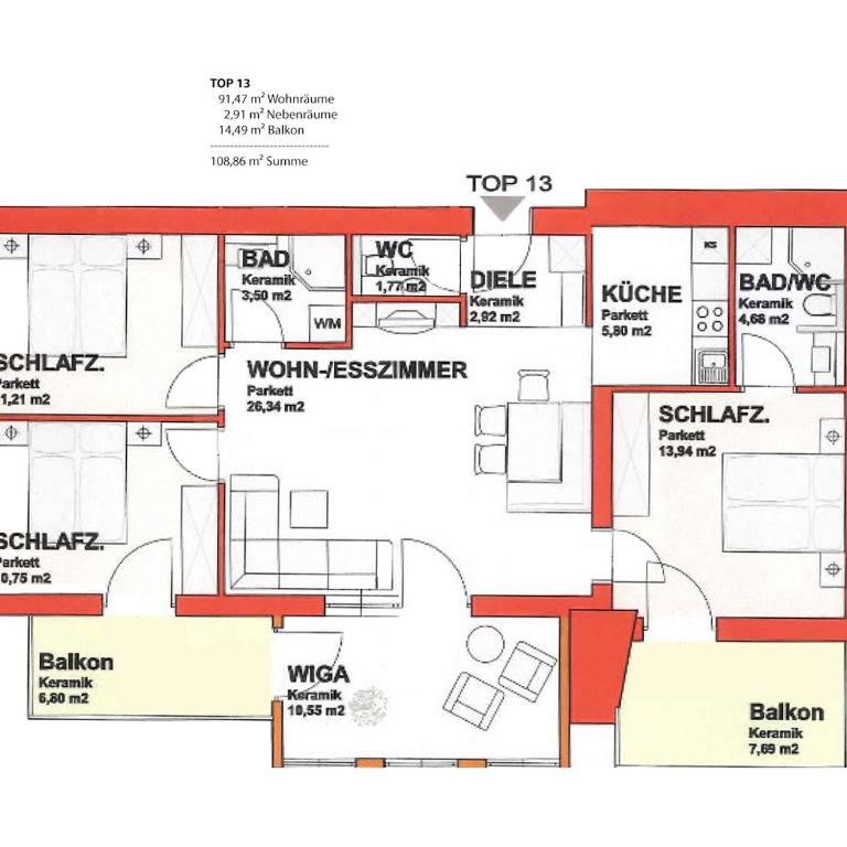 Exclusiv Panorama Spa DAS SCHILLER - Three-Bedroom Superior Apartment - 4
