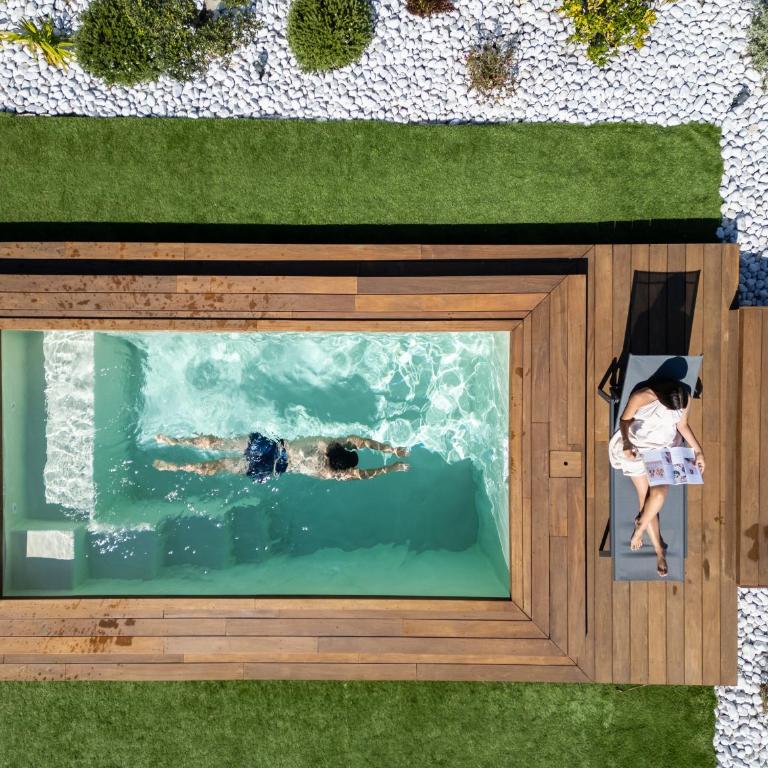 Belle Vue Hôtel - Chambre Double avec Piscine Privée - Vue sur Mer - 3