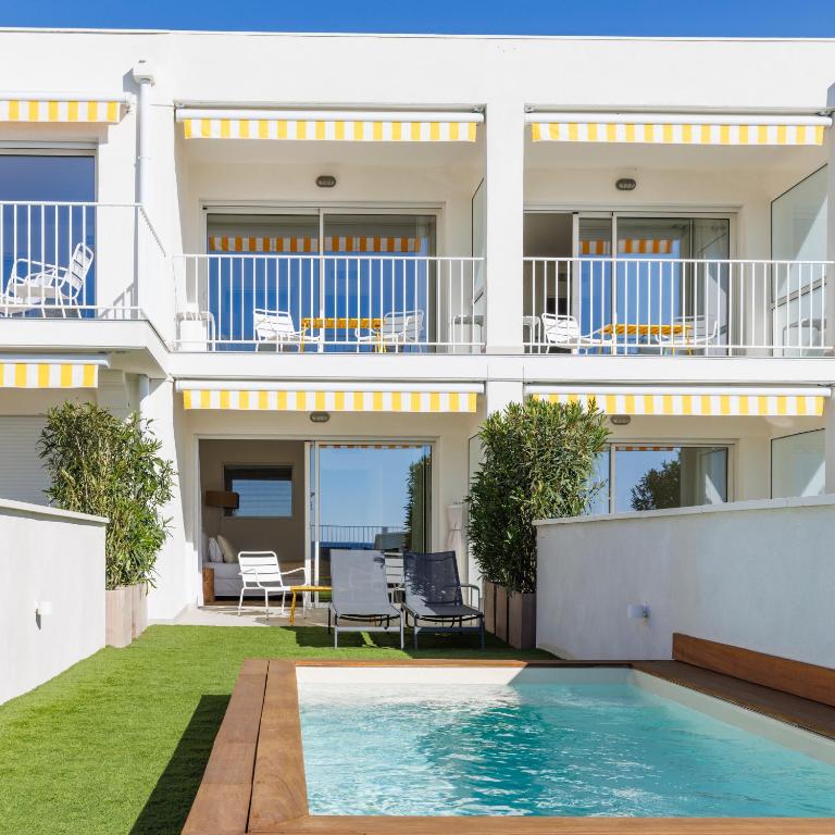 Belle Vue Hôtel - Chambre Double avec Piscine Privée - Vue sur Mer - 6