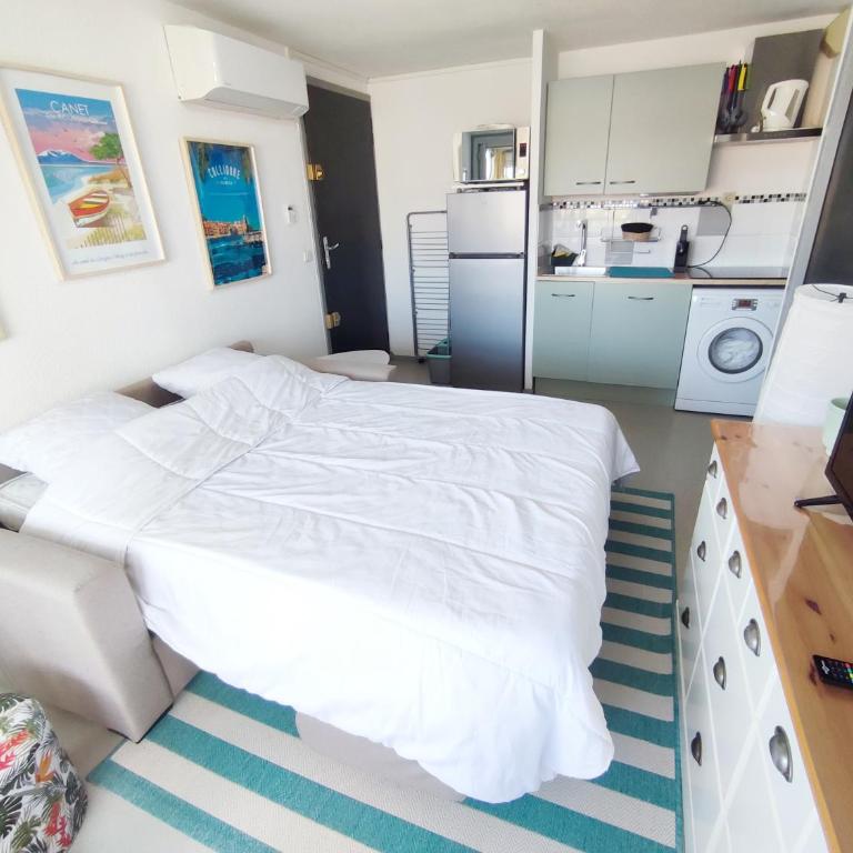 Appartement familiale 4 pers, véranda proche plage - One-Bedroom Apartment - 5