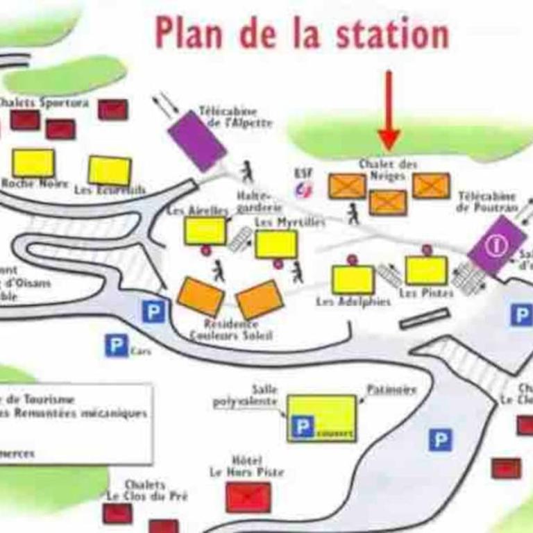 Oz en oisan APPART 6-8 PERS CHALET DES NEIGES Piscine -Sauna - Appartement 3 Chambres - 49