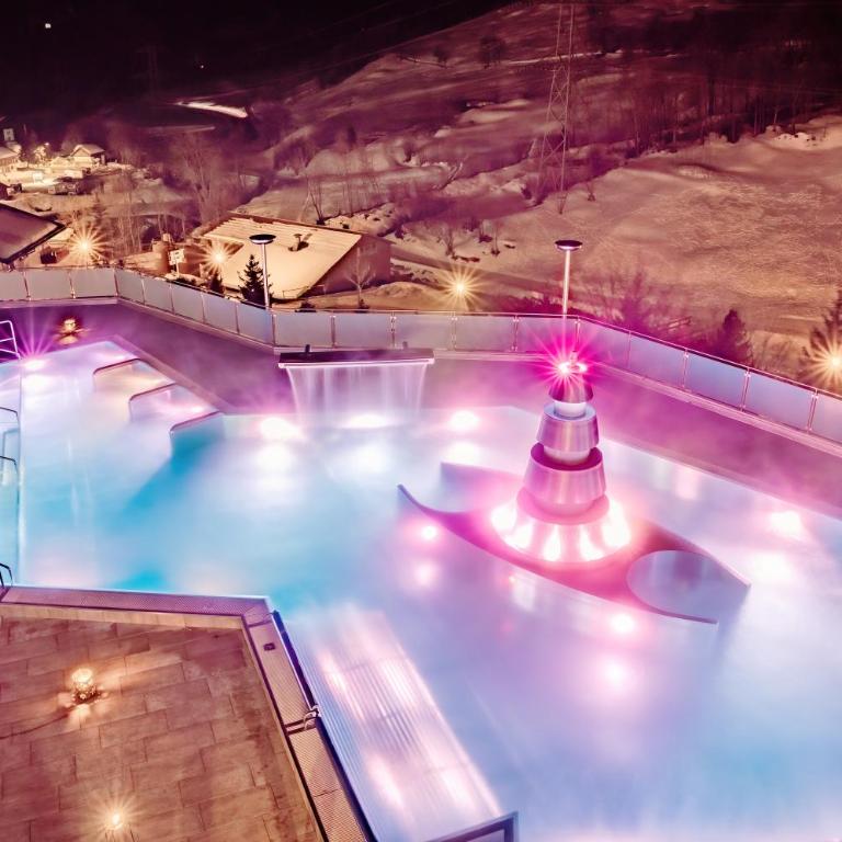 Hotel Alpenblick-Leukerbad-Therme - Einzelzimmer mit Zugang zum Spa und Seilbahnnutzung - 1