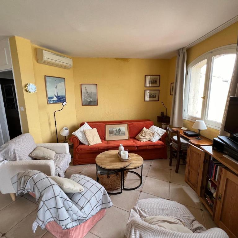 Belle vue Golfe de St Tropez Marines de Cogolin La Galiote - Apartment mit 2 Schlafzimmern mit Hafenblick - 3