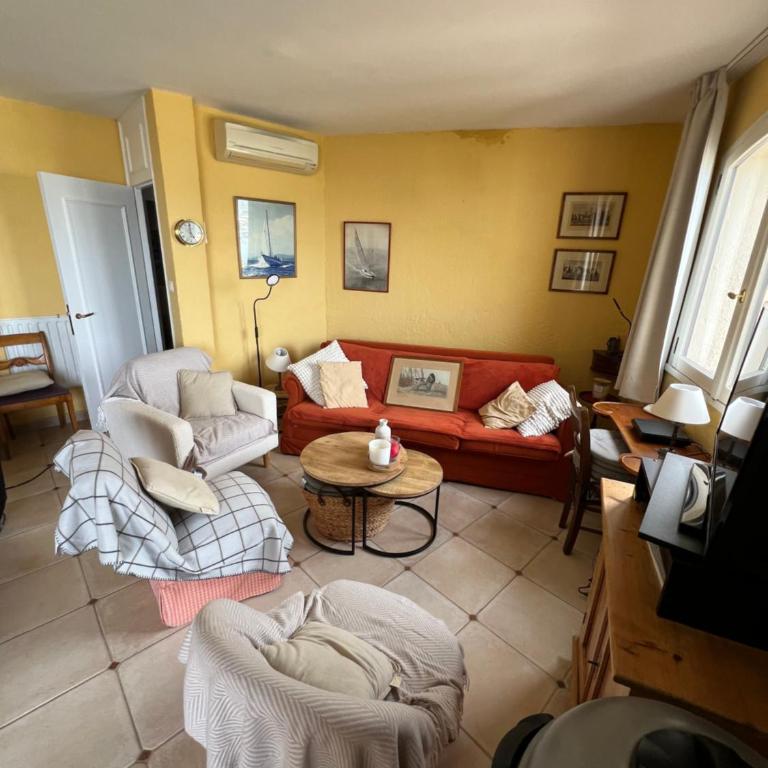 Belle vue Golfe de St Tropez Marines de Cogolin La Galiote - Apartment mit 2 Schlafzimmern mit Hafenblick - 16