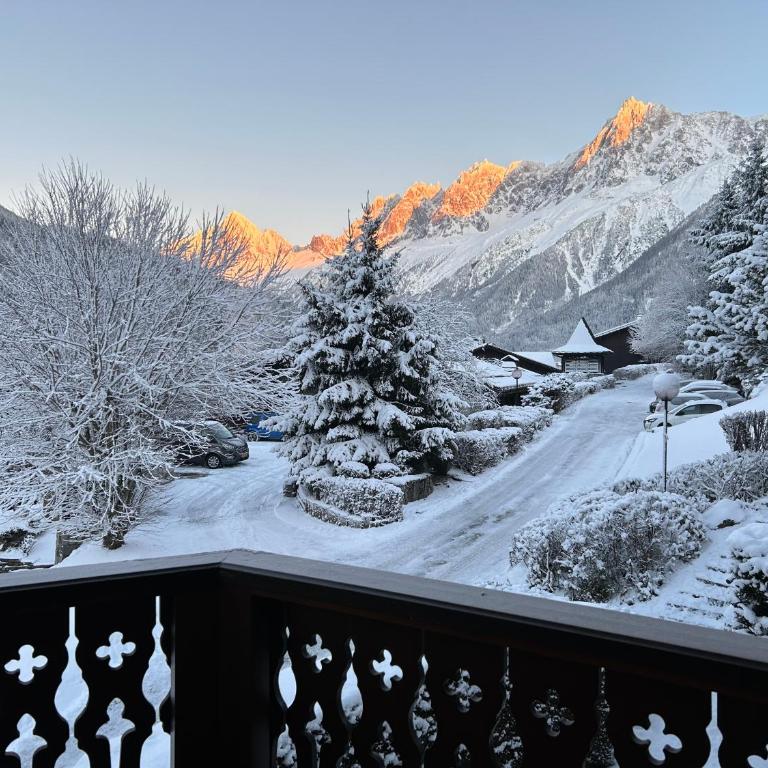 Les Houches vue magnifique avec piscine,pied des pistes de ski,garage - Appartement 1 Chambre - 12