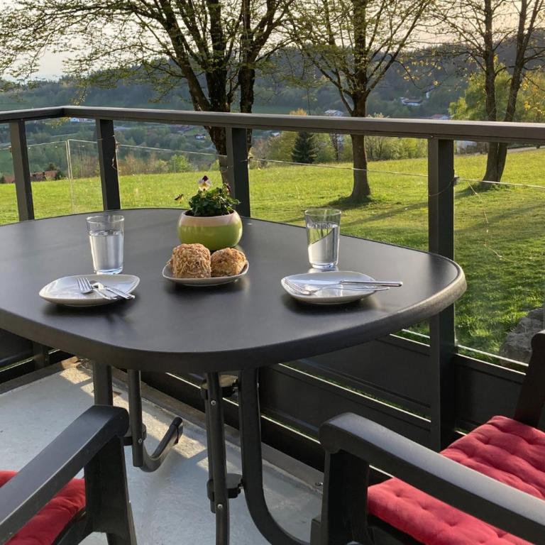 Bavarian Escape Ferienwohnung mit Pool - Estudio con balcón - 16