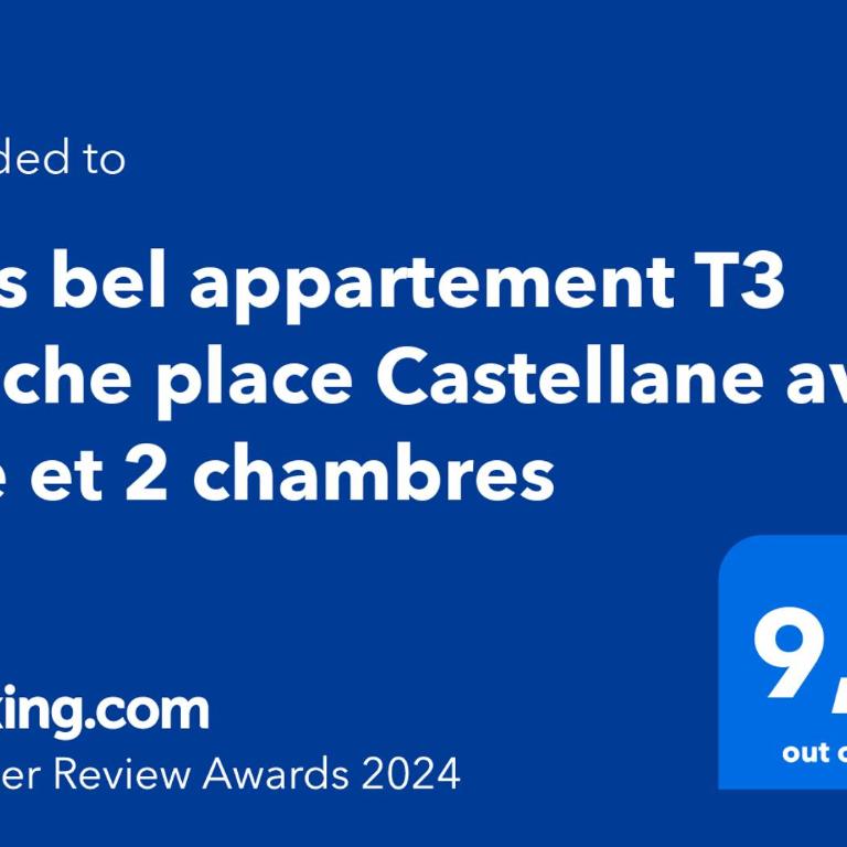 Très bel appartement T3 proche place Castellane avec vue et 2 chambres - Appartement 2 Chambres - 27