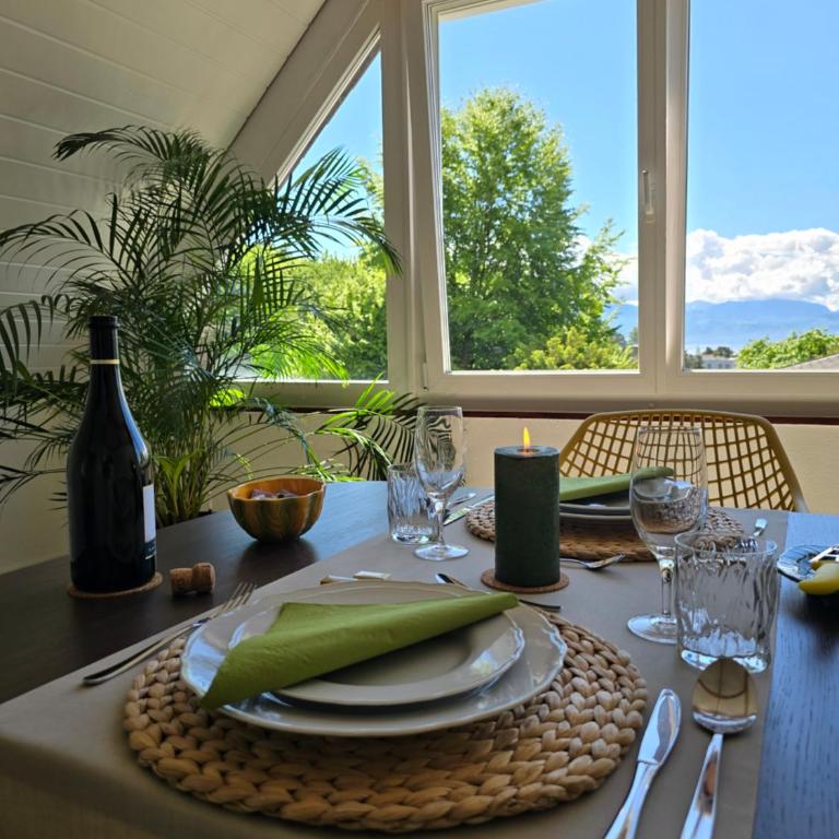 2BR Appart confortable - Fast WiFi - Swiss Tech - EPFL - la RTS - l'UNIL - parking - Apartment mit 2 Schlafzimmern - 8