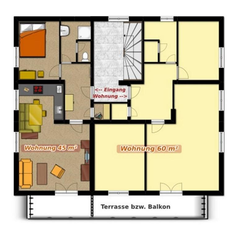Apartmenthaus Oberlehen - Apartamento de 1 dormitorio - 1