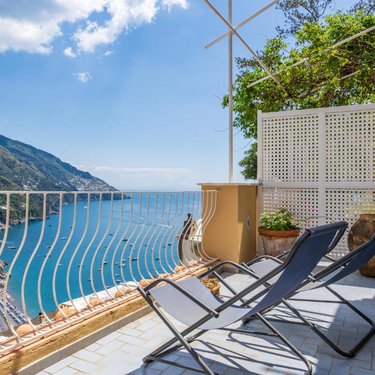 De Vivo Realty - Casa Bijou Positano - Camera Tripla con Vista Mare - 3