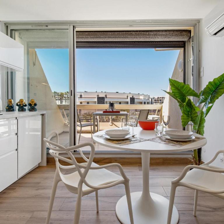White&Sea - Appartement design terrasse parking Heliopolis - Village Naturiste - Appartamento con 1 Camera da Letto - 13