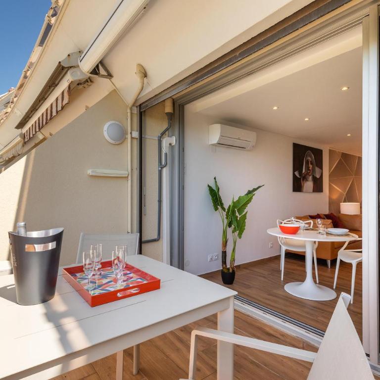 White&Sea - Appartement design terrasse parking Heliopolis - Village Naturiste - Appartamento con 1 Camera da Letto - 18