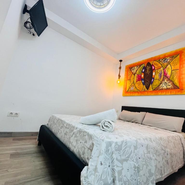 Calpe apartamento con vistas al mar impresionantes a 5 min de la playa aire wifi parking comunitario - Apartamento de 1 dormitorio - 13