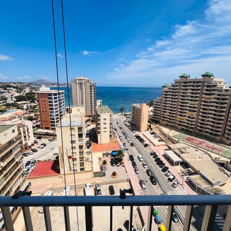 Calpe apartamento con vistas al mar impresionantes a 5 min de la playa aire wifi parking comunitario - Apartamento de 1 dormitorio - 17