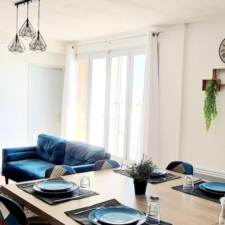 Appartement Standing 110m2 lumineux, Clim, balcons - Appartamento con Vista e Balcone - 4