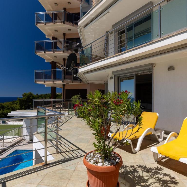 Private swimming pool three-story apartment with a superb view - Vila sa 3 Spavaće Sobe - 25