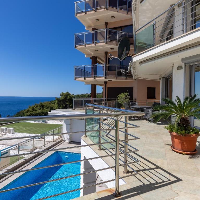 Private swimming pool three-story apartment with a superb view - Vila sa 3 Spavaće Sobe - 32