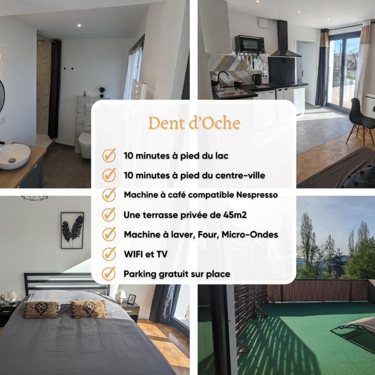 Cosy et moderne avec Clim - Dent d'Oche - Appartement 1 Chambre avec Terrasse - 1