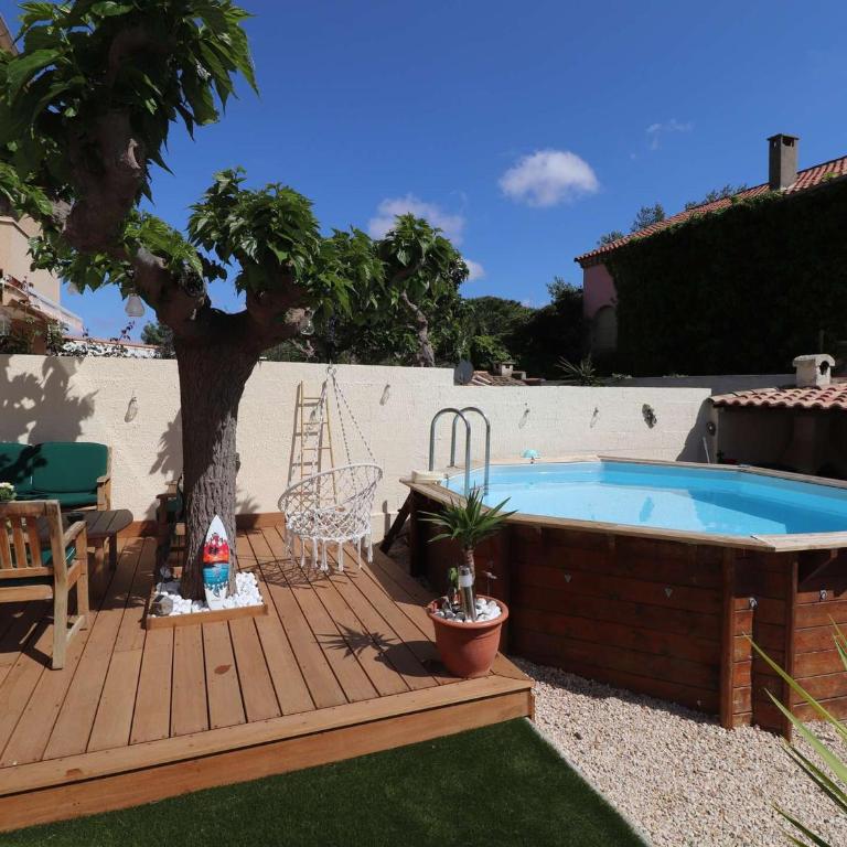 Beau 3 pièces climatisé, piscine privée, parking au Grau-du-Roi - FR-1-307-215 - Appartamento - 1