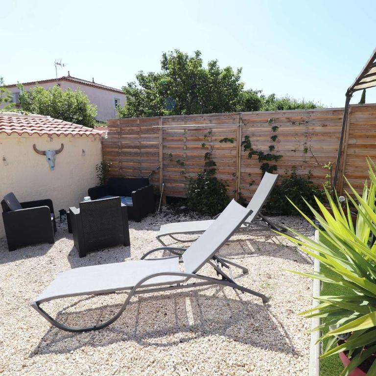 Beau 3 pièces climatisé, piscine privée, parking au Grau-du-Roi - FR-1-307-215 - Appartamento - 19