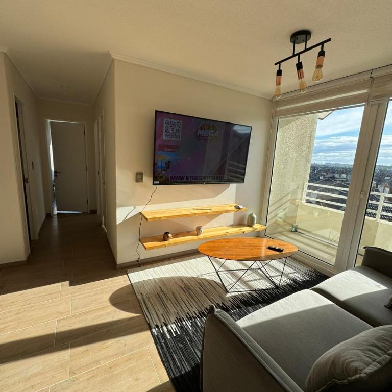 Departamento nuevo excelente ubicación cómodo y amplió de 1 a 4 personas con estacionamiento - Apartamento de 2 dormitorios - 1