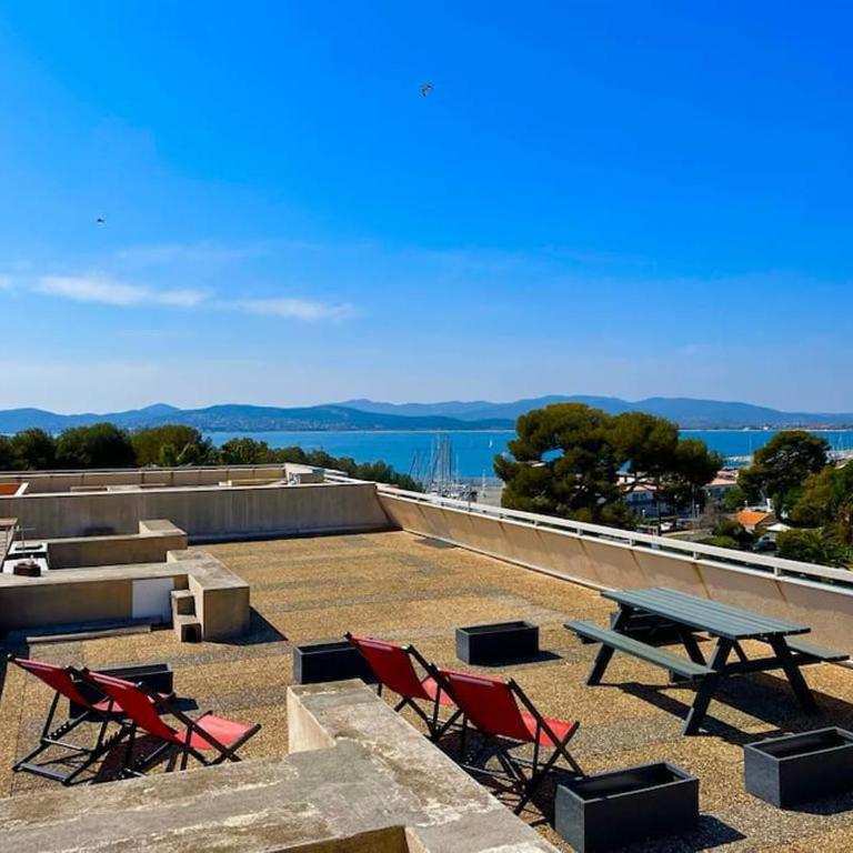 Superbe rooftop vue mer Port Santa Lucia 5 pers - Appartamento con 1 Camera da Letto - 22