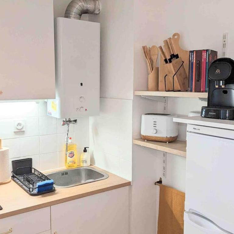 Studio climatisé 4 pers - Terrasse - Parking privé - Plage à pied - Apartment mit 2 Schlafzimmern - 12