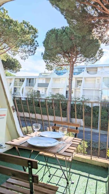 Studio climatisé 4 pers - Terrasse - Parking privé - Plage à pied - Apartment mit 2 Schlafzimmern - 13