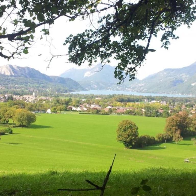Appartement T3 classé trois étoiles au calme de plain-pied au centre Doussard avec vue sur montagne, lac Annecy à proximité - Two-Bedroom Apartment with Terrace - 21