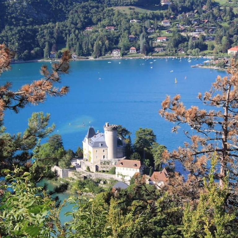Appartement T3 classé trois étoiles au calme de plain-pied au centre Doussard avec vue sur montagne, lac Annecy à proximité - Two-Bedroom Apartment with Terrace - 22