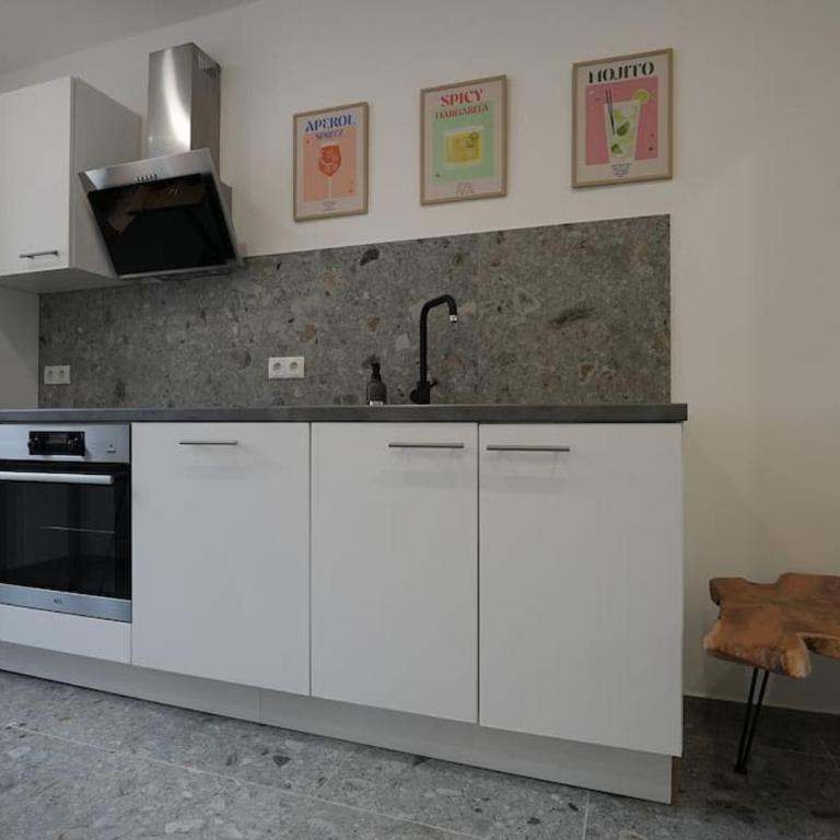 Suite mit Badewanne, Kamin und Parkplatz - Apartment mit 1 Schlafzimmer - 8