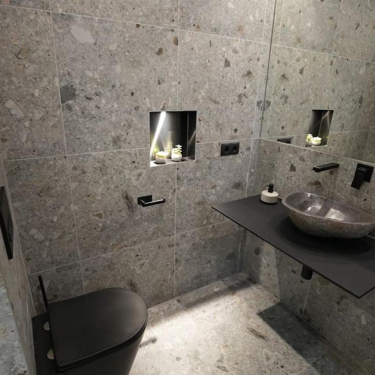 Suite mit Badewanne, Kamin und Parkplatz - Apartment mit 1 Schlafzimmer - 17
