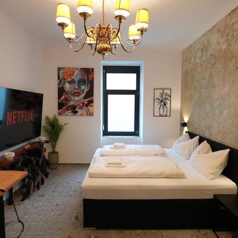 Luxusapartment mit Badewanne und Parkplatz - Apartment mit 1 Schlafzimmer - 15