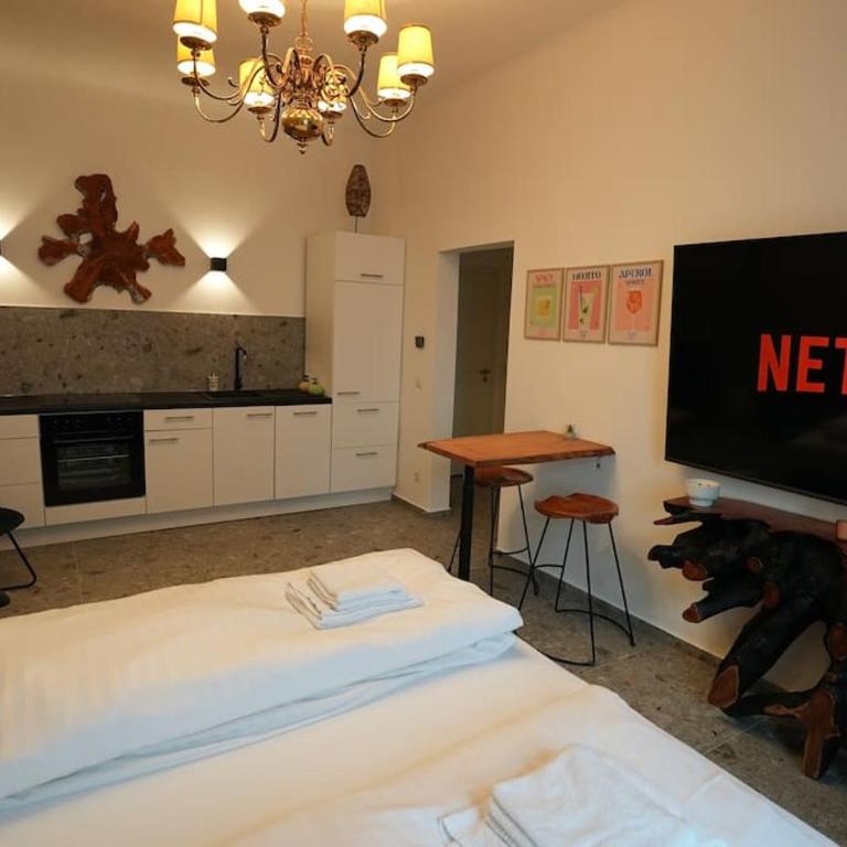 Luxusapartment mit Badewanne und Parkplatz - Apartment mit 1 Schlafzimmer - 17