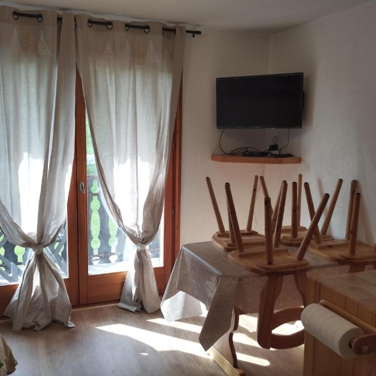 Charmant studio vu sur la montagne - Appartement 2 Chambres - 5